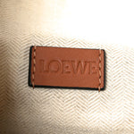 Supple Smooth Calfskin Jacquard Cubi Crossbody Bag Tan