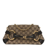 Monogram Horsebit Clutch Dark Brown