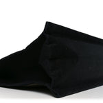 Embroidered Cotton Linen Rive Gauche Noe Tote Black Beige