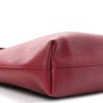 Calfskin Medium Shopping Tote Bordeaux