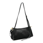 Suede Le Click East West Small Bag Black