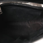 Calfskin Y Quilted Monogram Small Loulou Chain Satchel Black