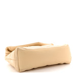 Lambskin Quilted Toy Loulou Puffer Monogram Chain Satchel Jaune Pale