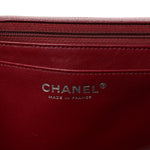 Caviar Quilted Maxi Single Flap Dark Red
