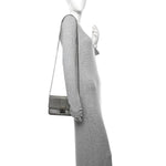 Metallic Lizard Miss Dior Promenade Pouch Gunmetal
