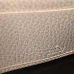 Dollar Calfskin GG Supreme Monogram Petite GG Marmont Wallet Chain Bag Mystic White Beige Ebony