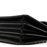 Calfskin Studded Serpenti Forever Top Handle Black