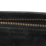 Calfskin Studded Diorama Wallet on Chain Pouch Black