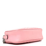 Calfskin Matelasse Small GG Marmont Chain Shoulder Bag Wild Rose