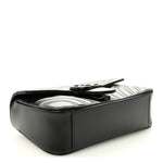 Calfskin Matelasse Monochrome Mini GG Marmont Shoulder Bag Black