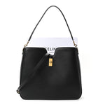 Smooth Calfskin Medium Camille 16 Soft Bag Black
