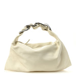Calfskin Mini Swan Chain Shoulder Bag Almond