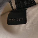 Canvas Houndstooth Embroidered Medium Lady D-Lite Black White