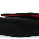 Jersey Quilted Micro Mini Flap Black