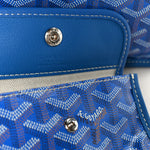 Goyardine Reversible Mini Anjou Sky Blue