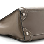Drummed Calfskin Micro Luggage Souris