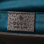 GG Supreme Monogram Web Small Ophidia Chain Shoulder Bag Brown
