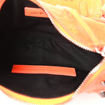 Agneau Arena Le Cagole Shoulder Bag XS Orange