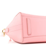 Shiny Lord Calfskin Mini Antigona Flamingo