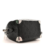 Calfskin Monogram Saga Speedy Trunk 20 Black