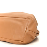 Lambskin Cloud Clutch Caramel
