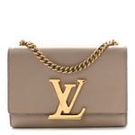 Calfskin Chain Louise MM Gris