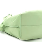 Nappa Calfskin Flamenco Knot Clutch Green