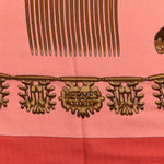 Silk Cashmere Les Cavaliers D'Or Scarf 140