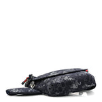 Denim Monogram Web Belt Bag Blue Multicolor