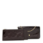 Vernis Pochette Felicie Chain Wallet Amarante