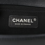 Calfskin Quilted Medium Boy Flap So Black