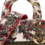 Canvas Embroidered Butterfly Print Medium Lady D-Lite  Multicolor