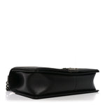Calfskin Quilted New Medium Boy Flap Black