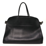 Polished Saddle Calfskin Soft Margaux 17 Black