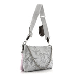 Econyl Monogram Pillow Maxi Multi Pochette Accessories Silver Pale Pink