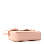 Shiny Caviar Mini Preppy Coco Shoulder Bag Light Pink