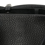 Grained Calfskin Small Park Tote Black