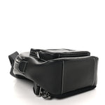 X PETER DOIG Grained Calfskin Slingbag Backpack Black