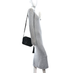 Calfskin Matelasse Monogram Lou Camera Bag Black