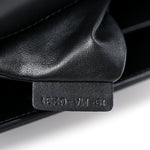 Box Calfskin 30 Montaigne Flap Bag Black
