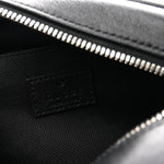 Sakai Be Green Calfskin Diagonal Stitched Mini Blondie Shoulder Bag Black