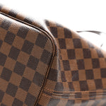 Damier Ebene Neo Neverfull MM Rose Ballerine