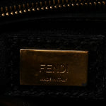 Snakeskin Nappa Mini Peekaboo Iconic Satchel Black