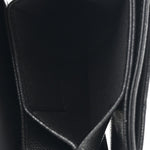 Caviar Quilted Clutch With Chain Black