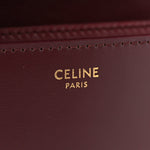 Box Calfskin Teen Classic Box Flap Bag Burgundy