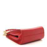 Calfskin Cosmo T Lock Chain Bag Red