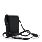 Boarded Plutone Calfskin Mini Horsebit 1955 Crossbody Bag Black