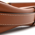 Smooth Calfskin Medium Strap Ava Shoulder Bag Tan