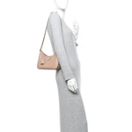 Saffiano Lux Re-Edition Mini Shoulder Bag Cammeo
