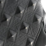 Nylon Monogram Studded Stark Medium Backpack Black